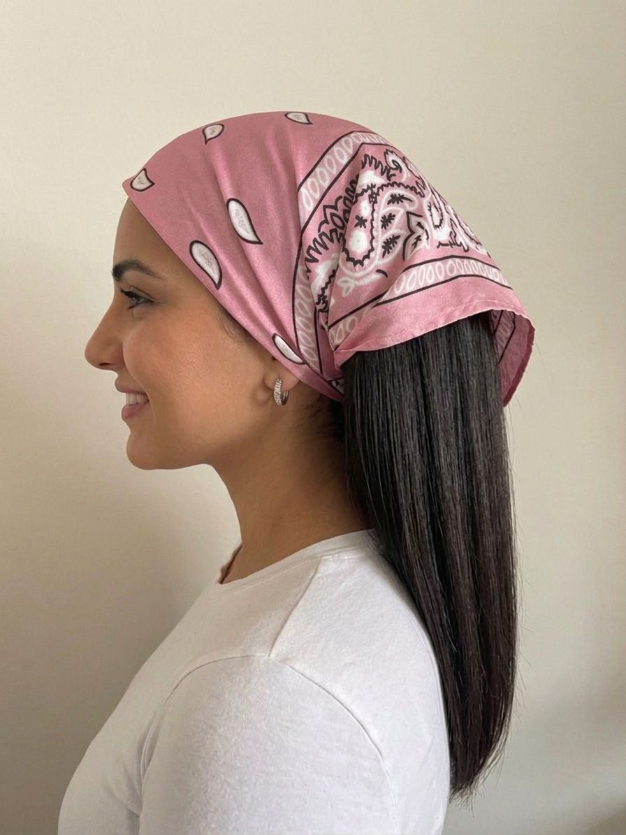 Pink Bandana - Silk