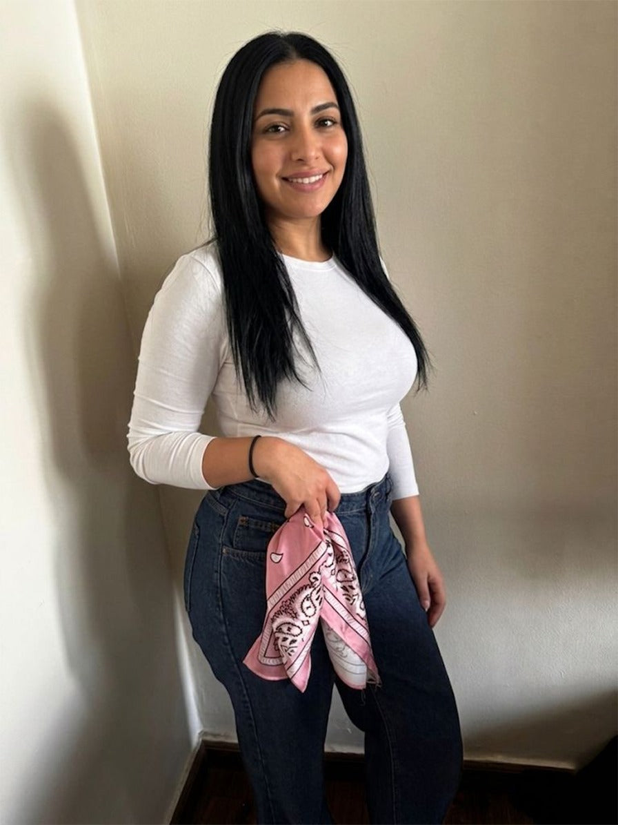 Pink Bandana - Silk