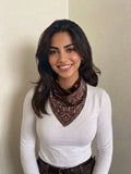 Brown Bandana - Silk