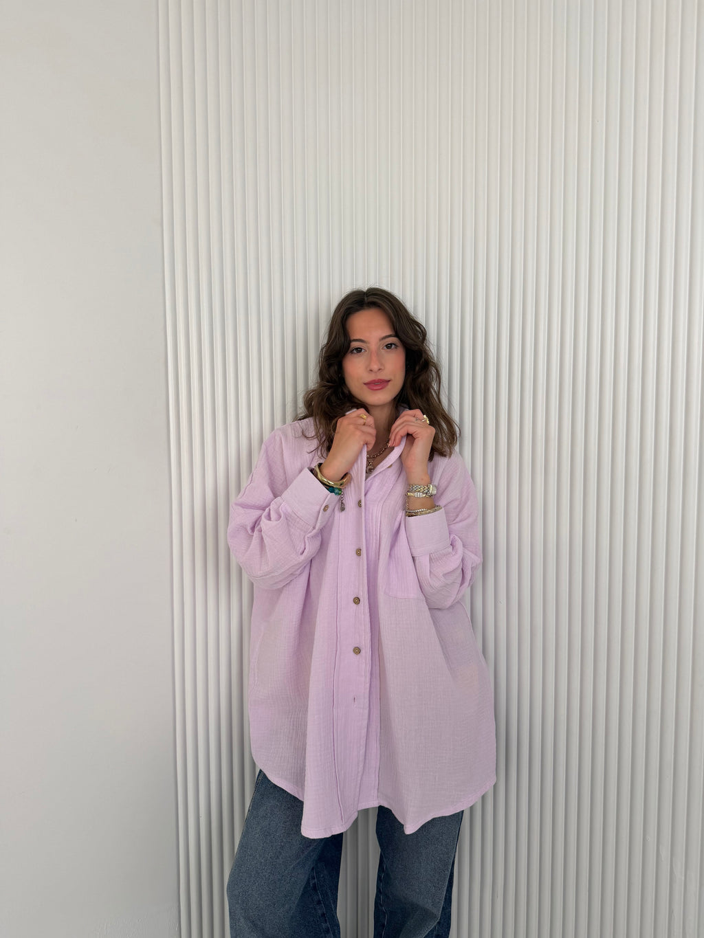 Lilac Crinkle Everyday - Shirt