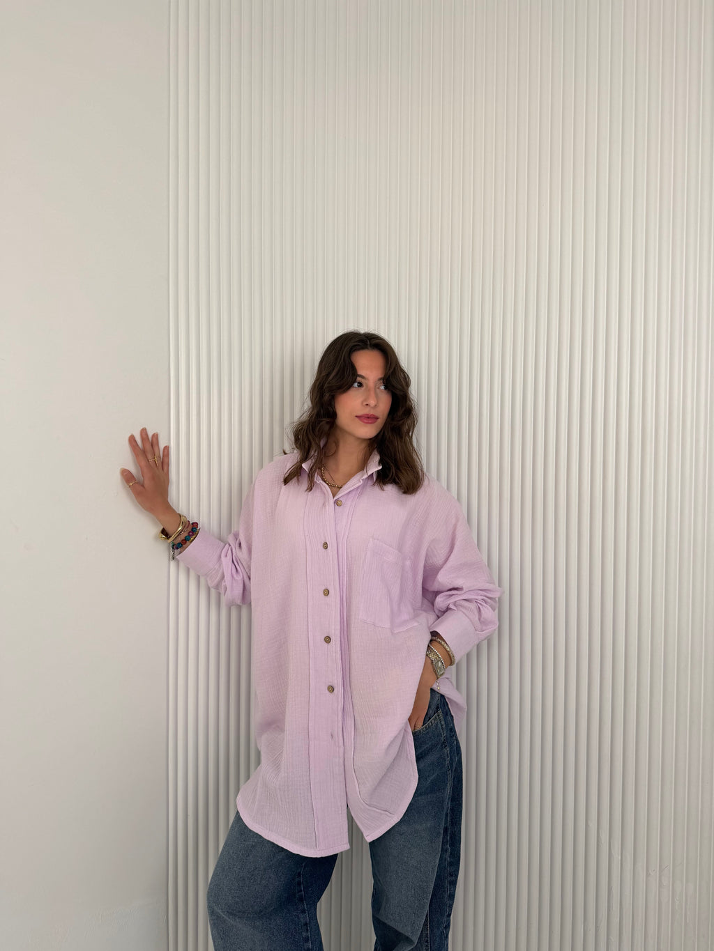 Lilac Crinkle Everyday - Shirt