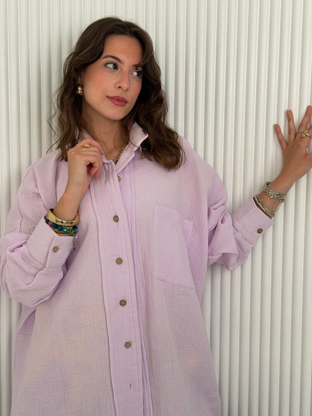 Lilac Crinkle Everyday - Shirt