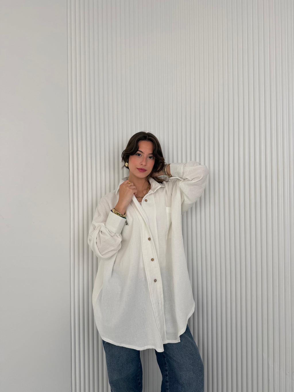Off-White Crinkle Everyday - Shirt