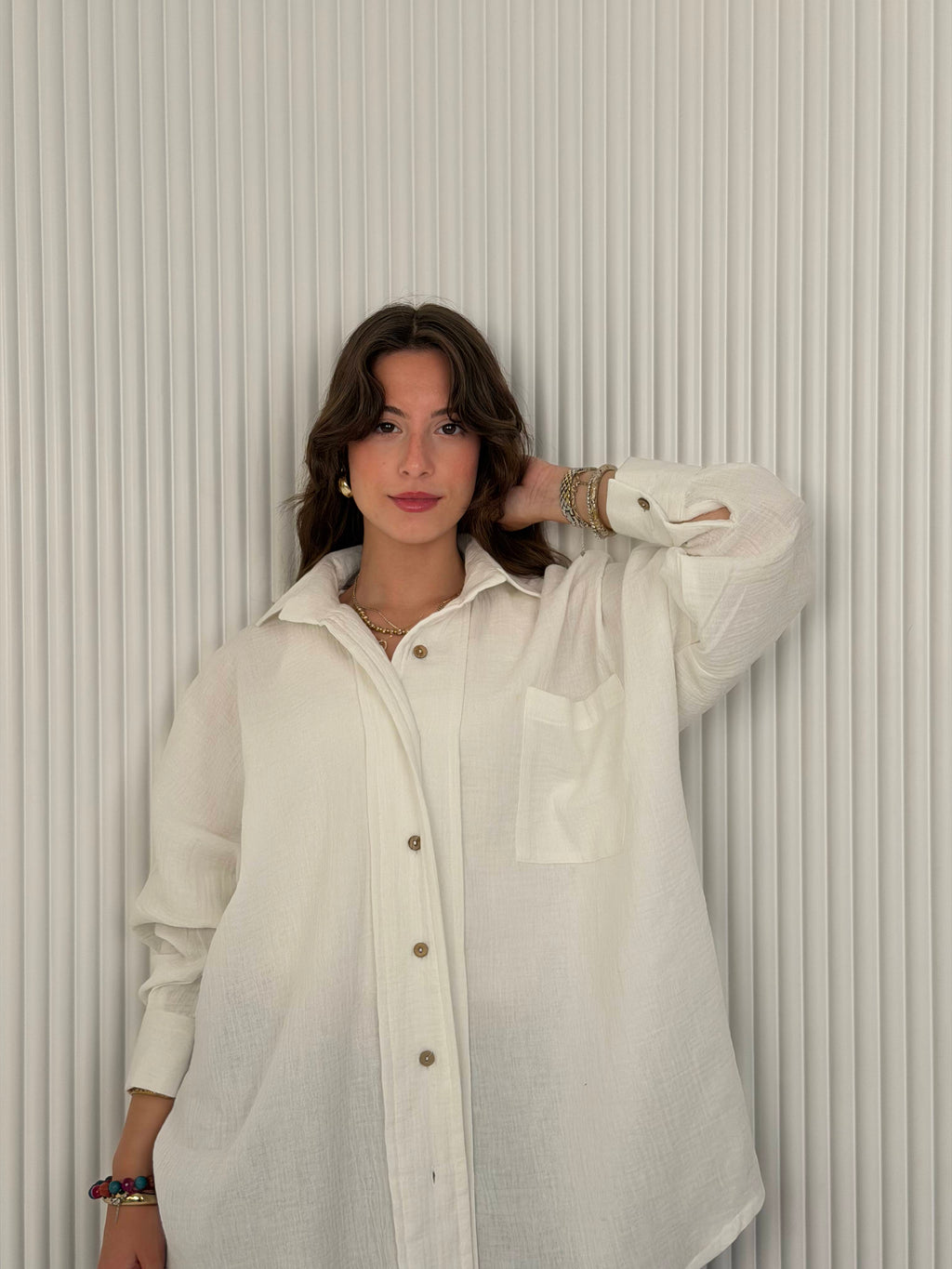 Off-White Crinkle Everyday - Shirt