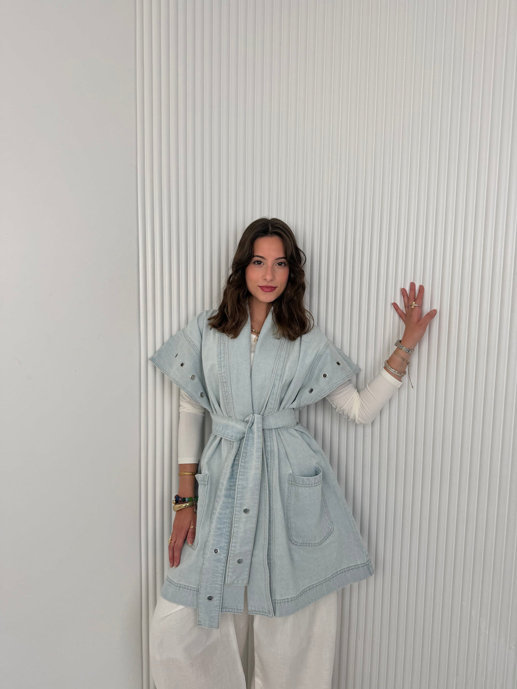 The Denim Wrap - Vest
