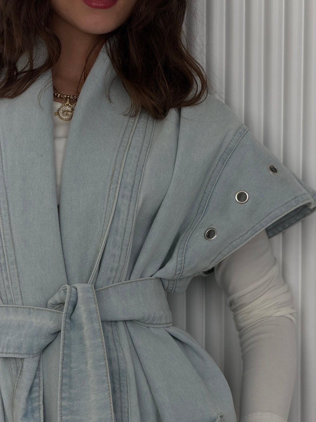 The Denim Wrap - Vest