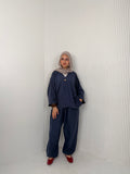 The Flowy Set - Dusty Navy
