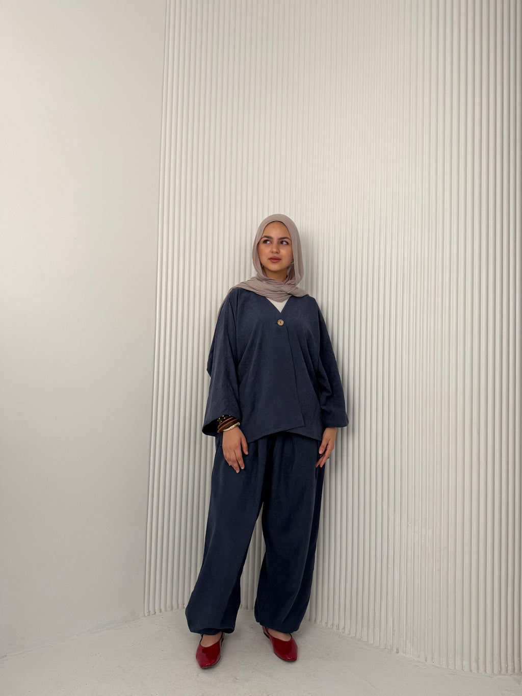 The Flowy Set - Dusty Navy