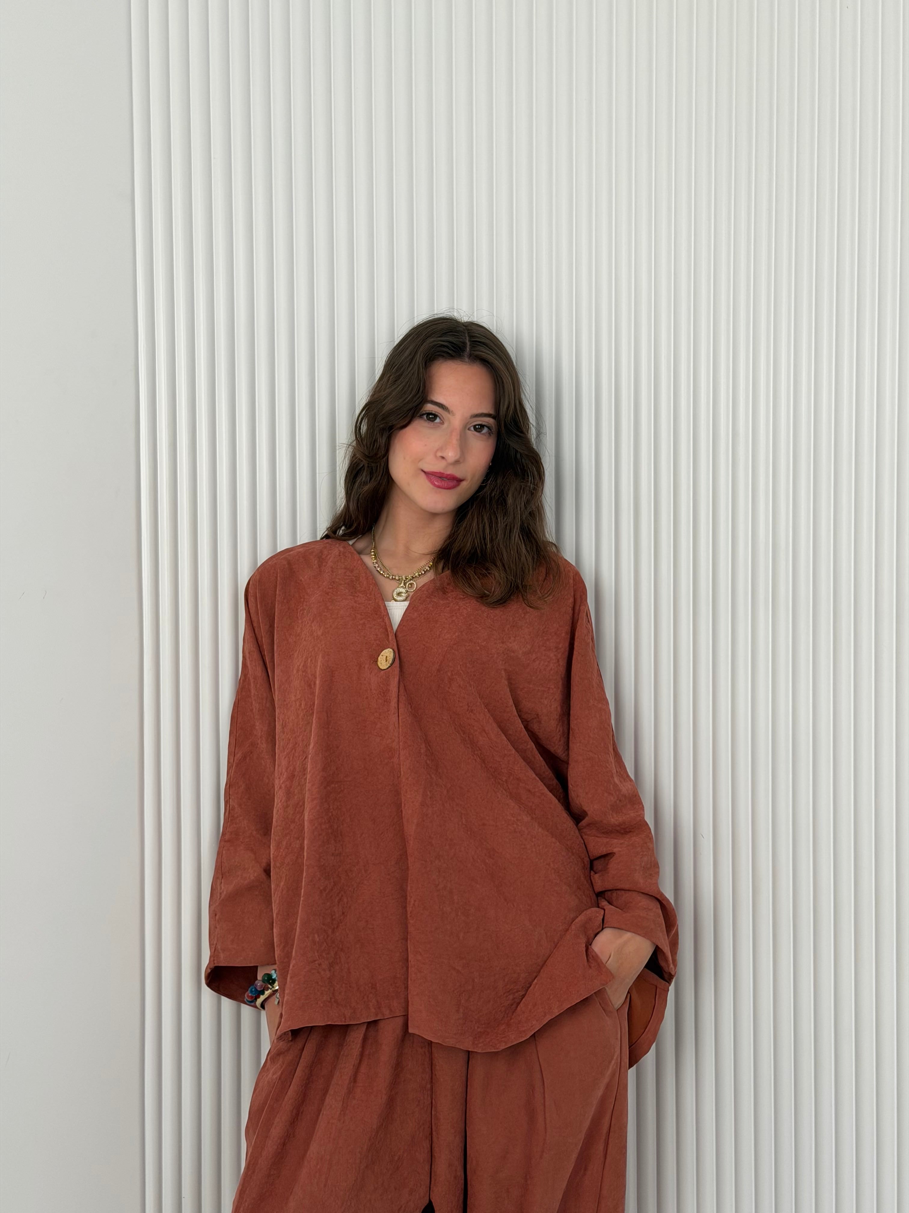 The Flowy Set - Clay Orange