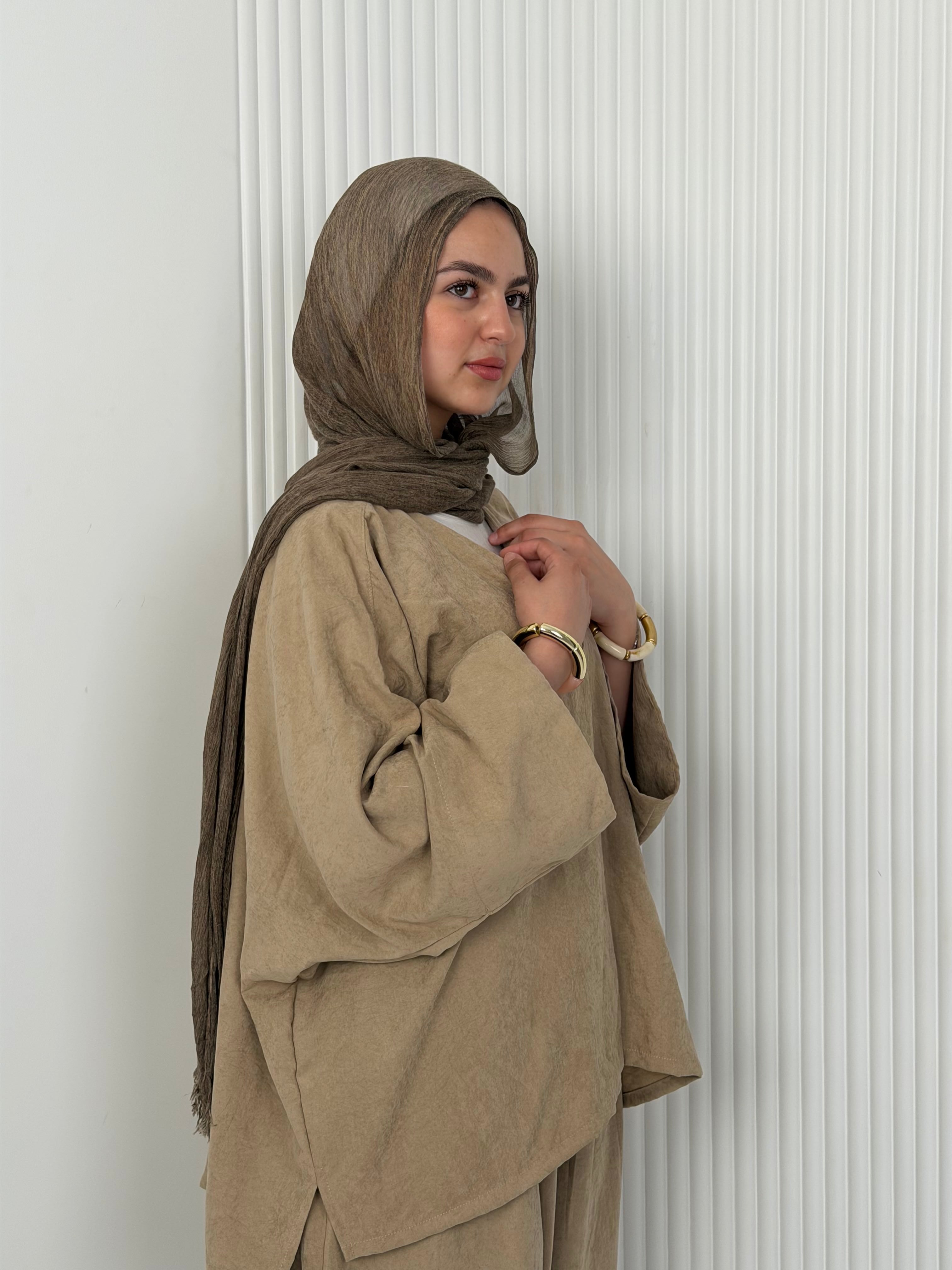 The Flowy Set - Sand Beige
