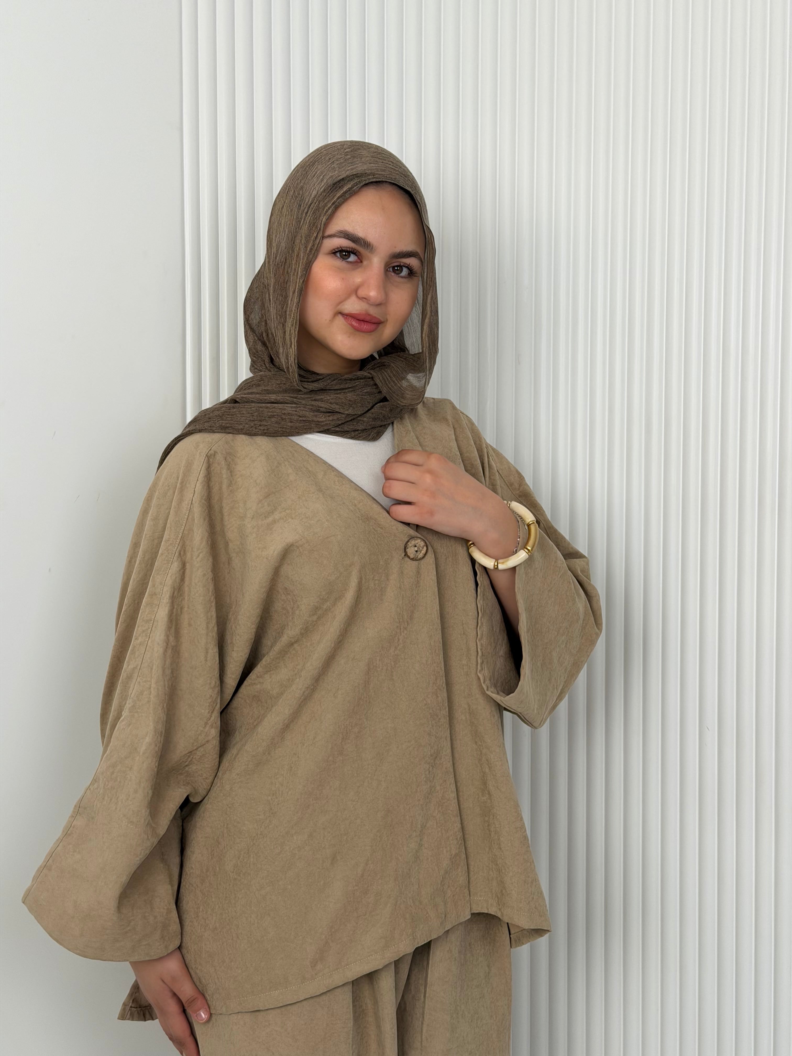The Flowy Set - Sand Beige