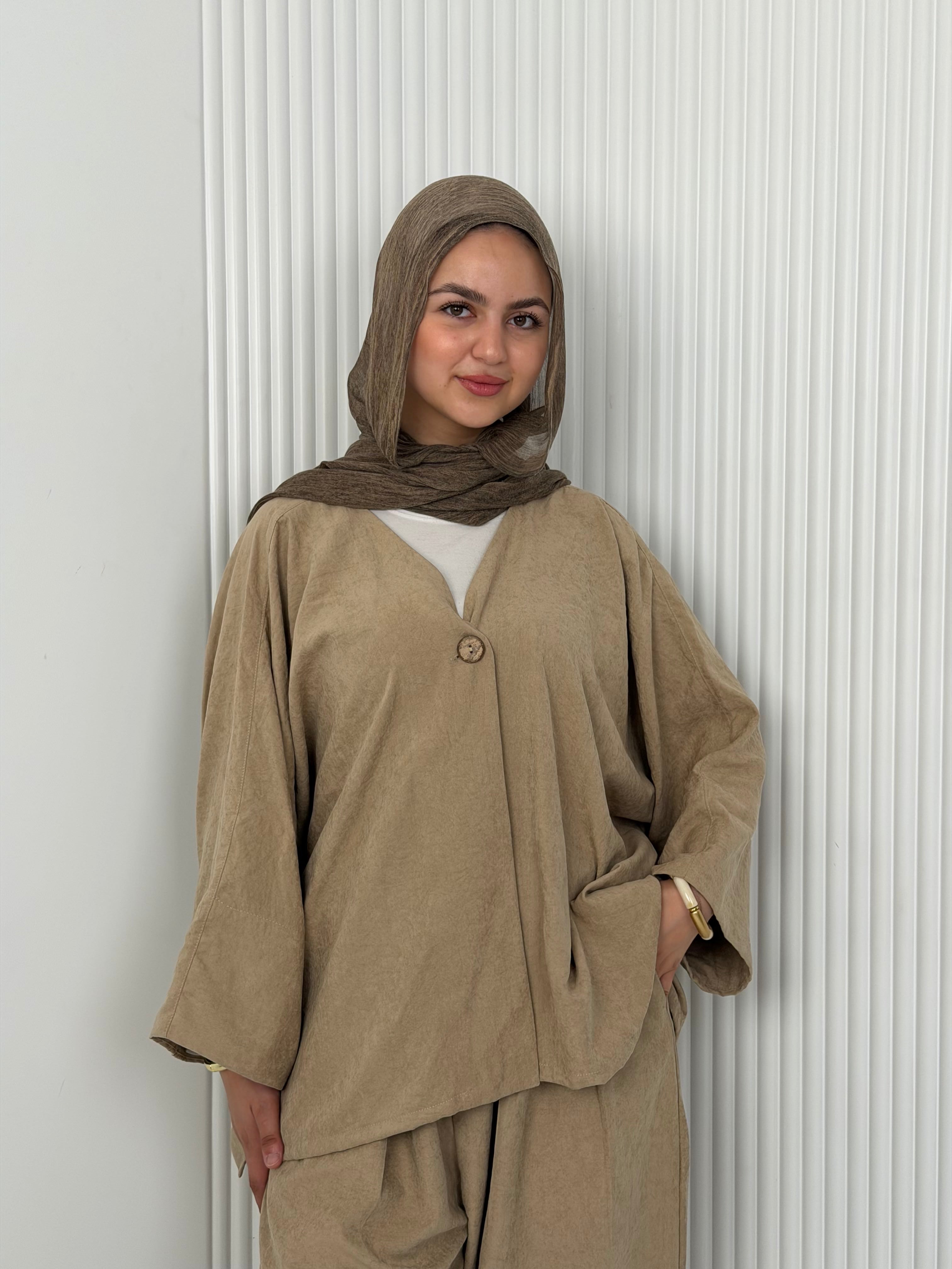 The Flowy Set - Sand Beige