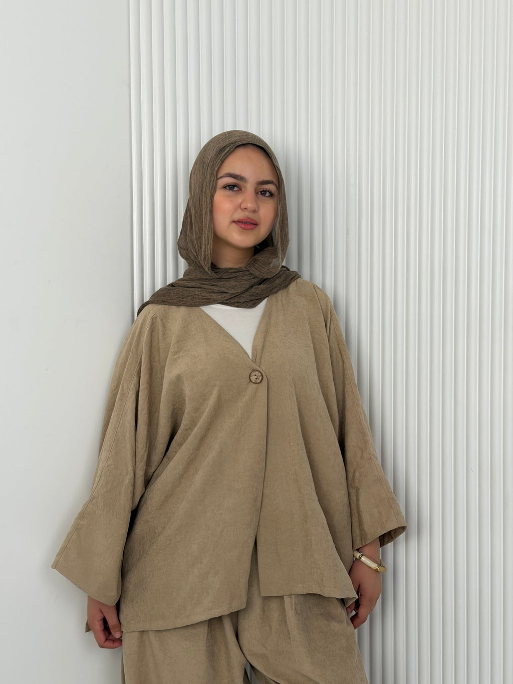 The Flowy Set - Sand Beige