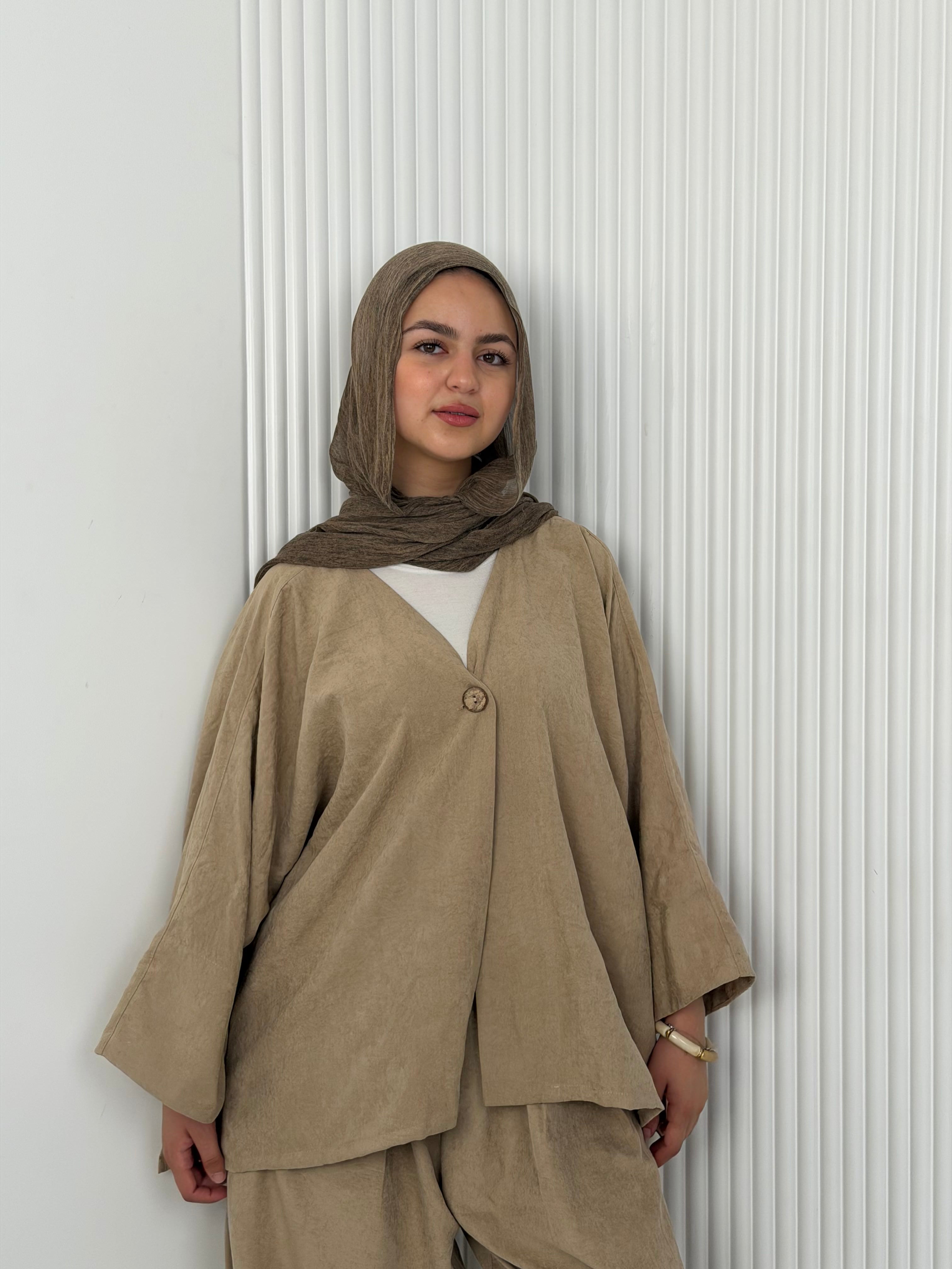 The Flowy Set - Sand Beige
