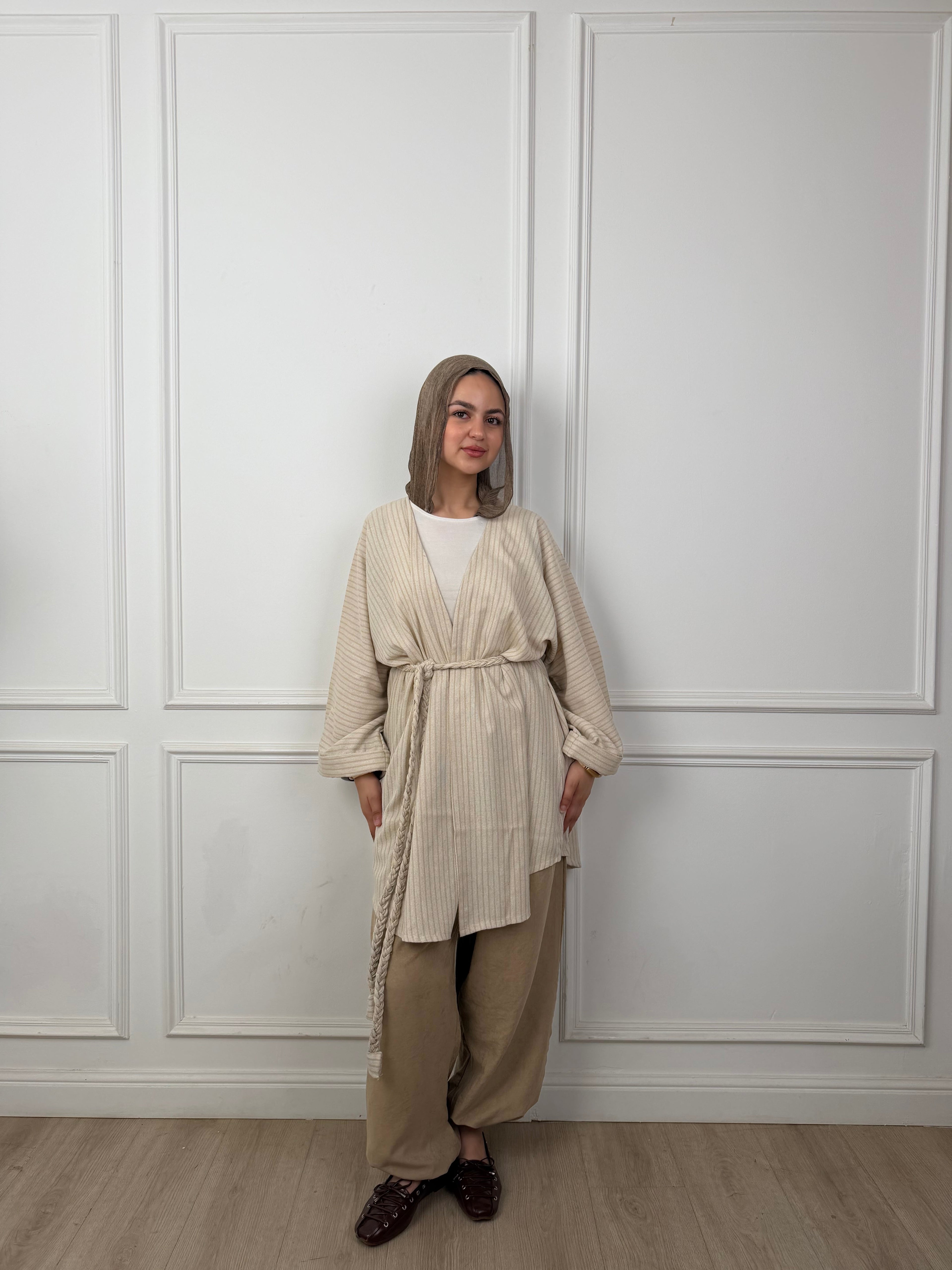 The Net Linen Cardigan