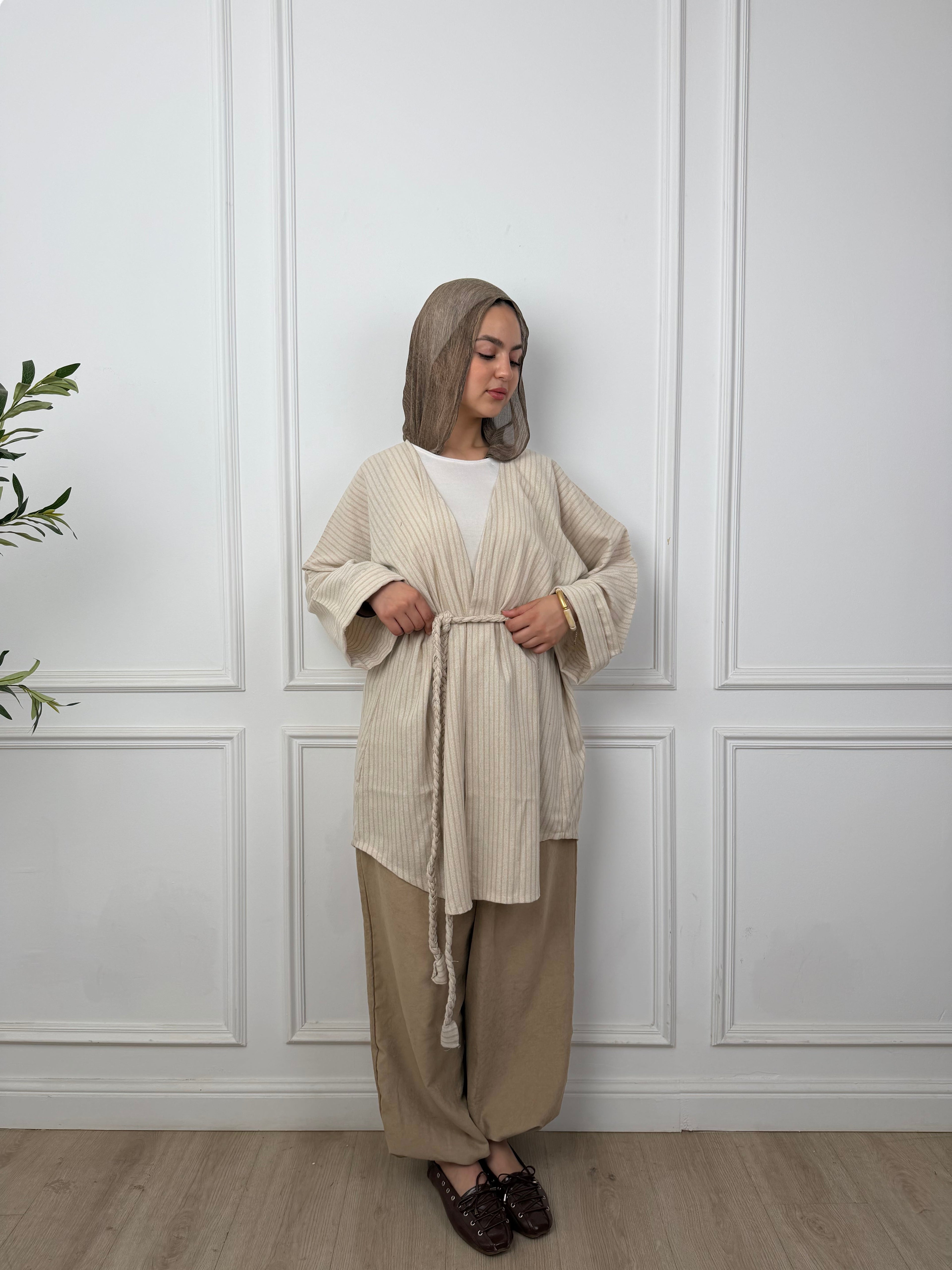 The Net Linen Cardigan