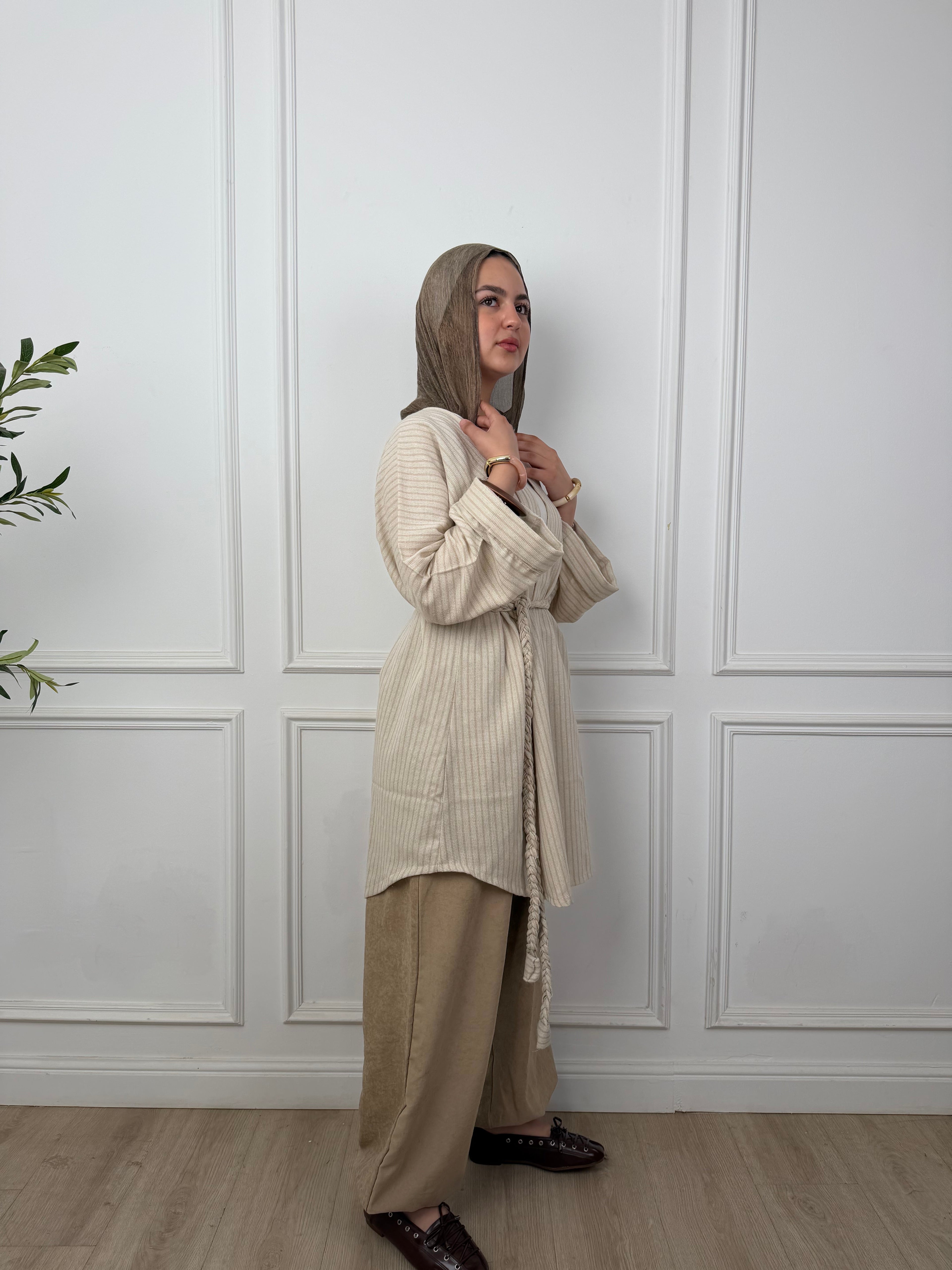 The Net Linen Cardigan