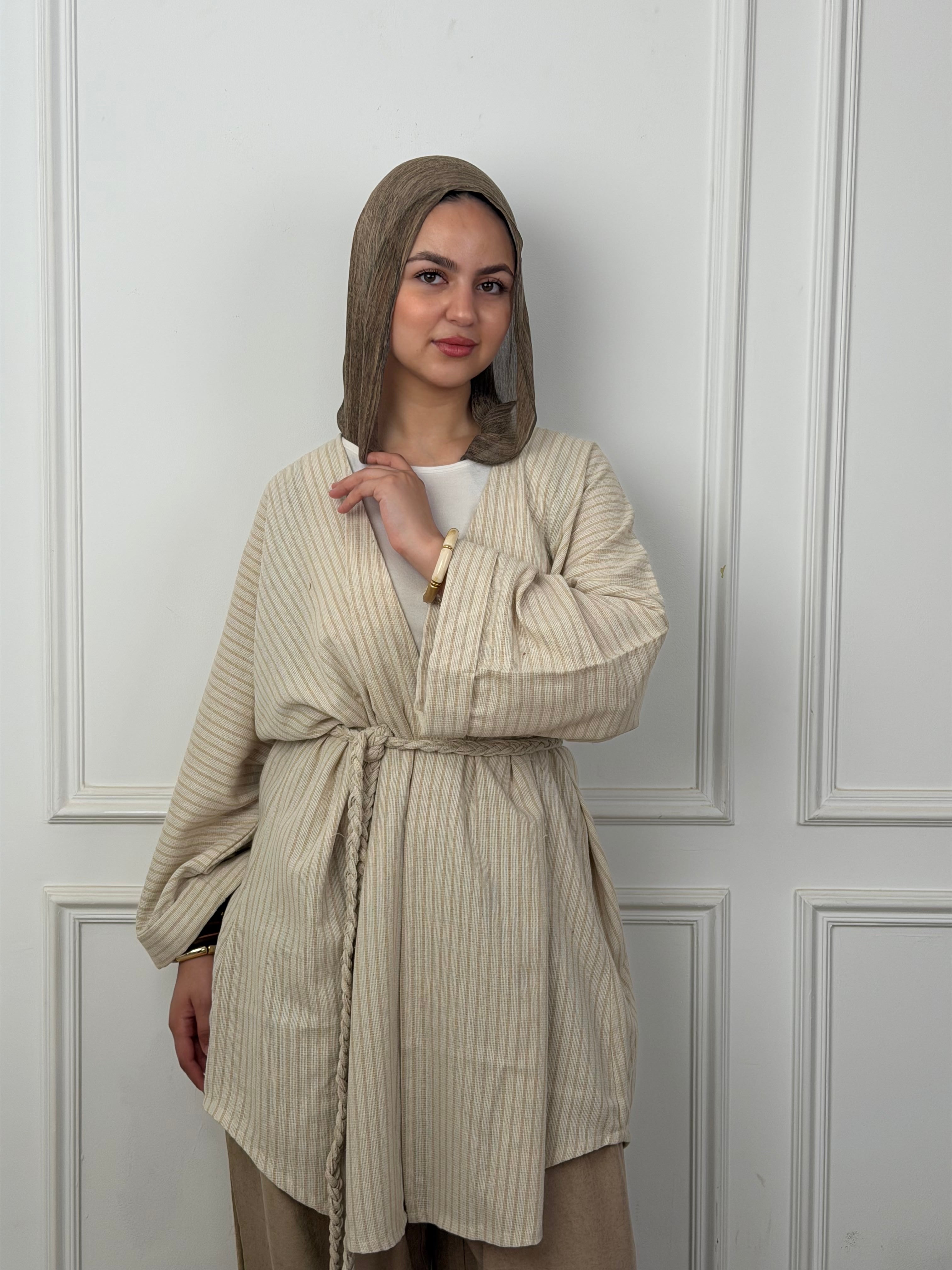 The Net Linen Cardigan