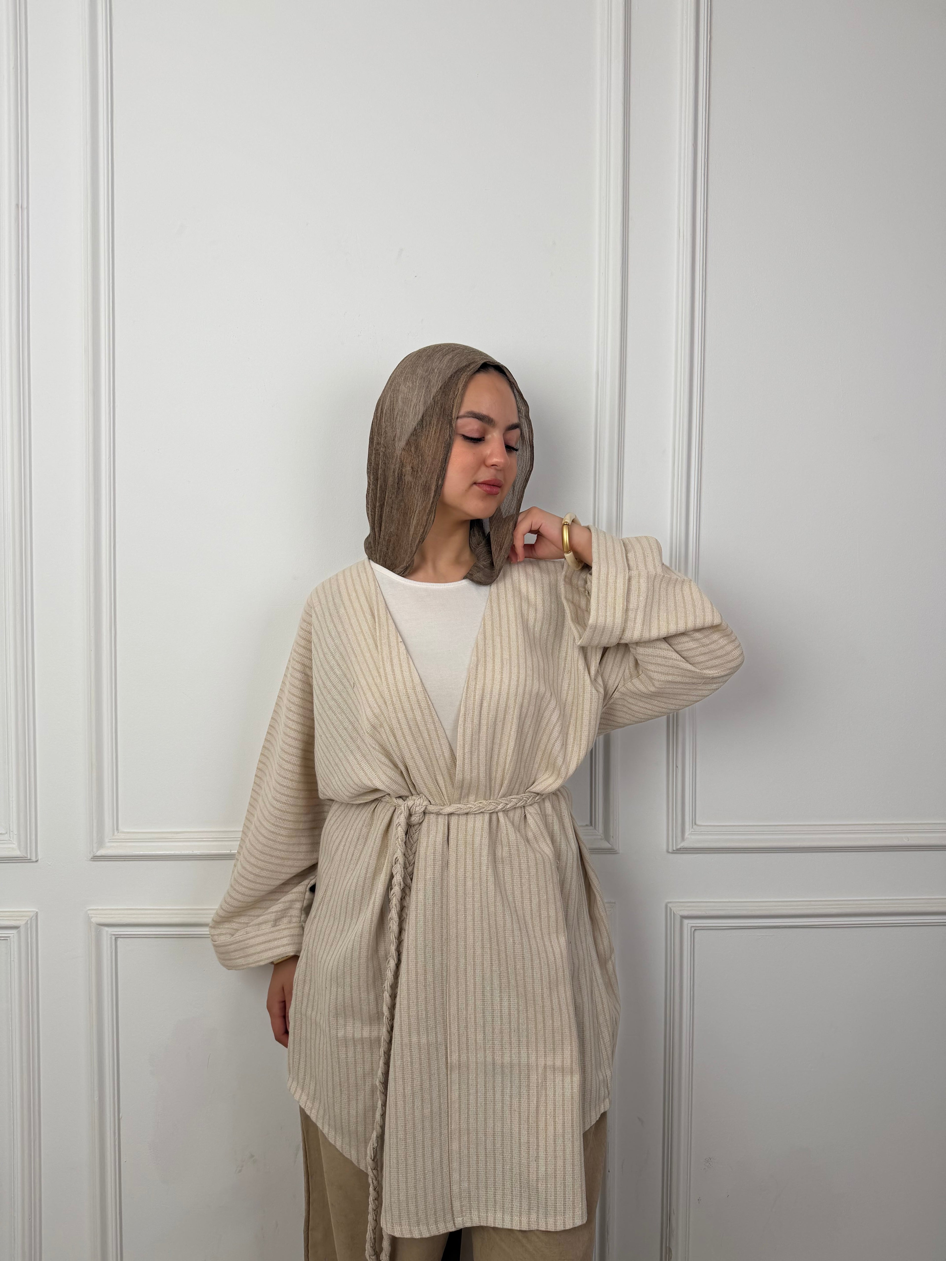 The Net Linen Cardigan