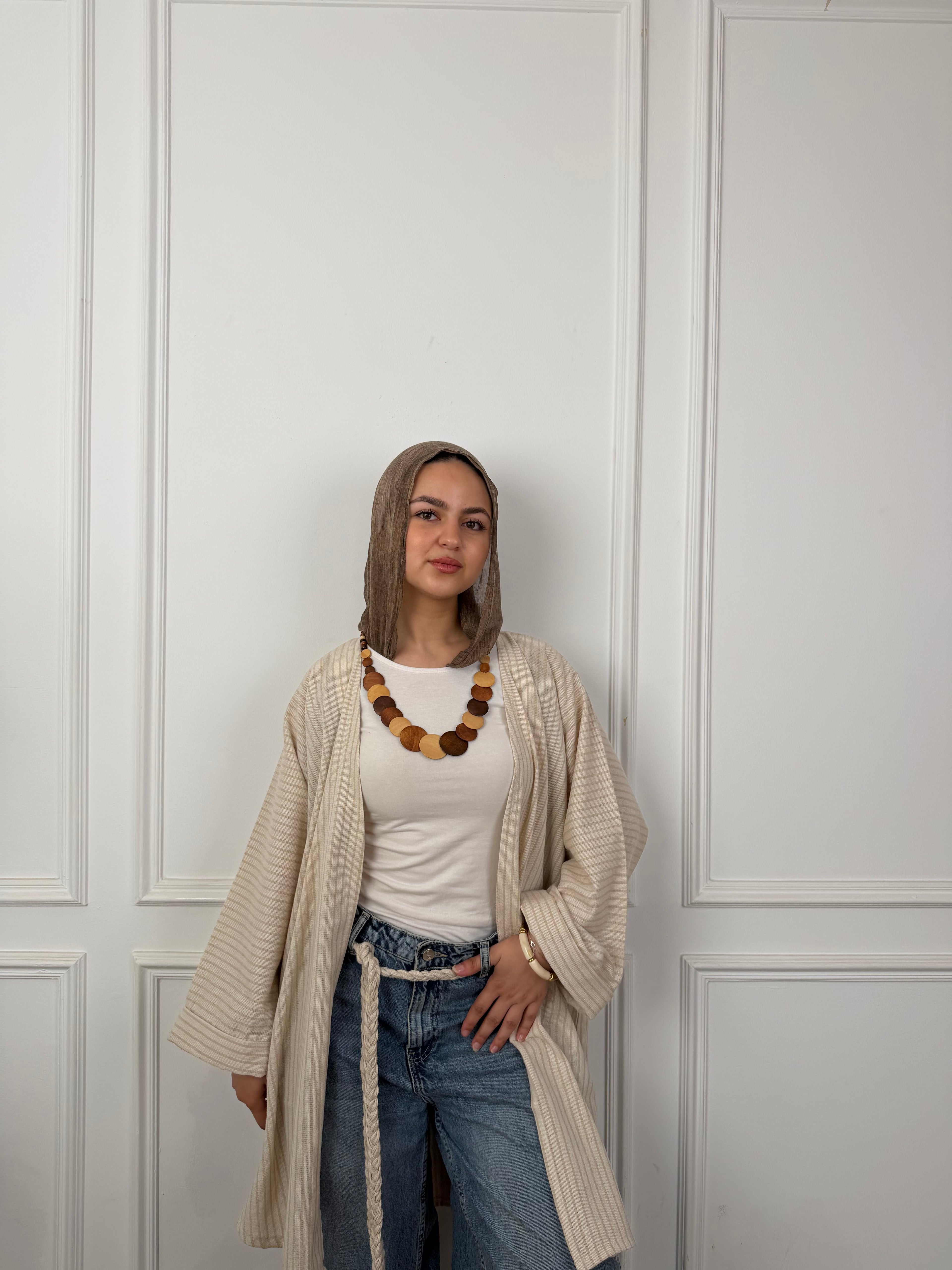 The Net Linen Cardigan