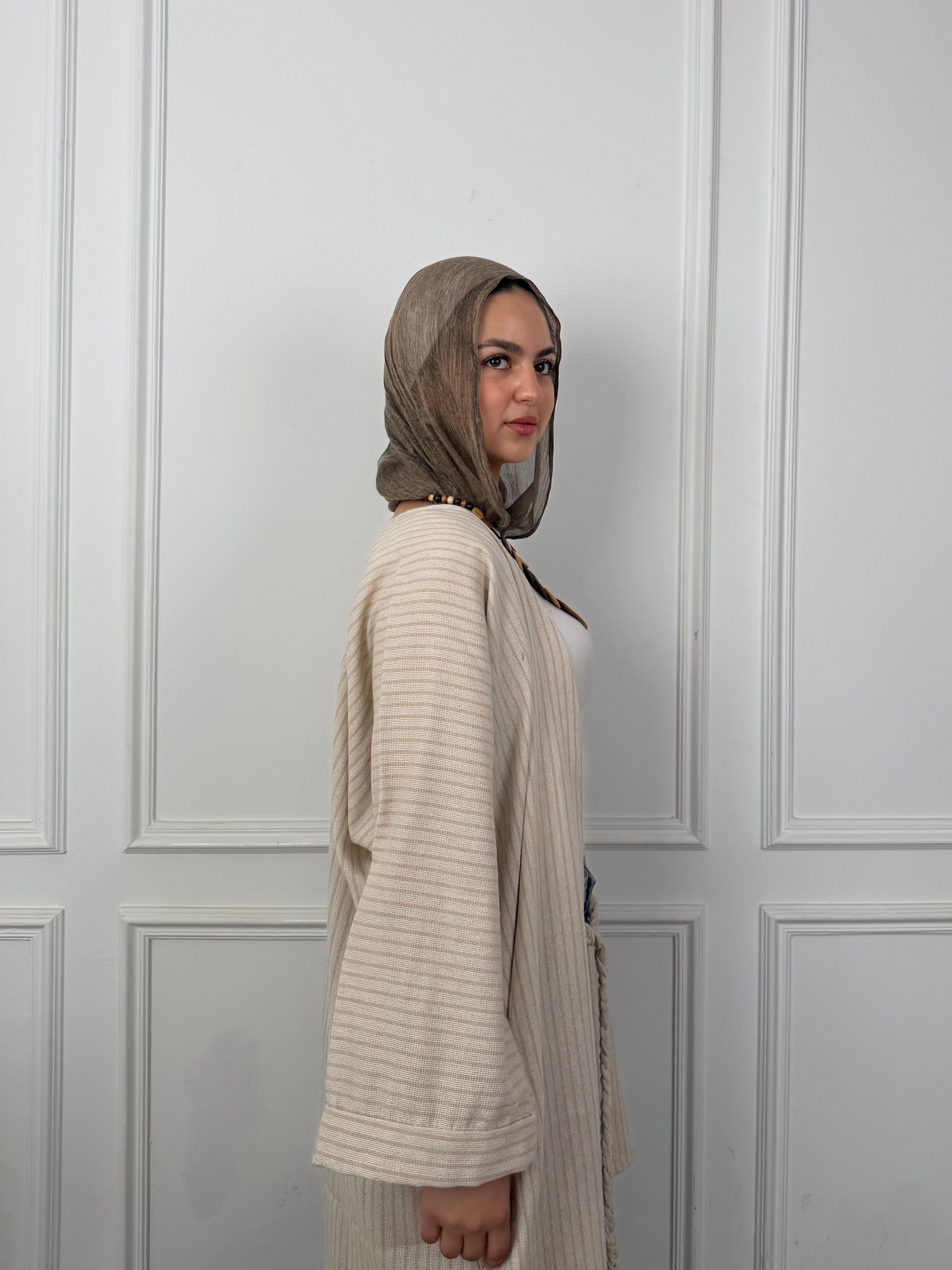 The Net Linen Cardigan
