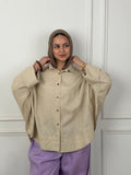 Flowy Linen - Beige Shirt