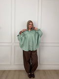 Flowy Linen - Mint Green Shirt
