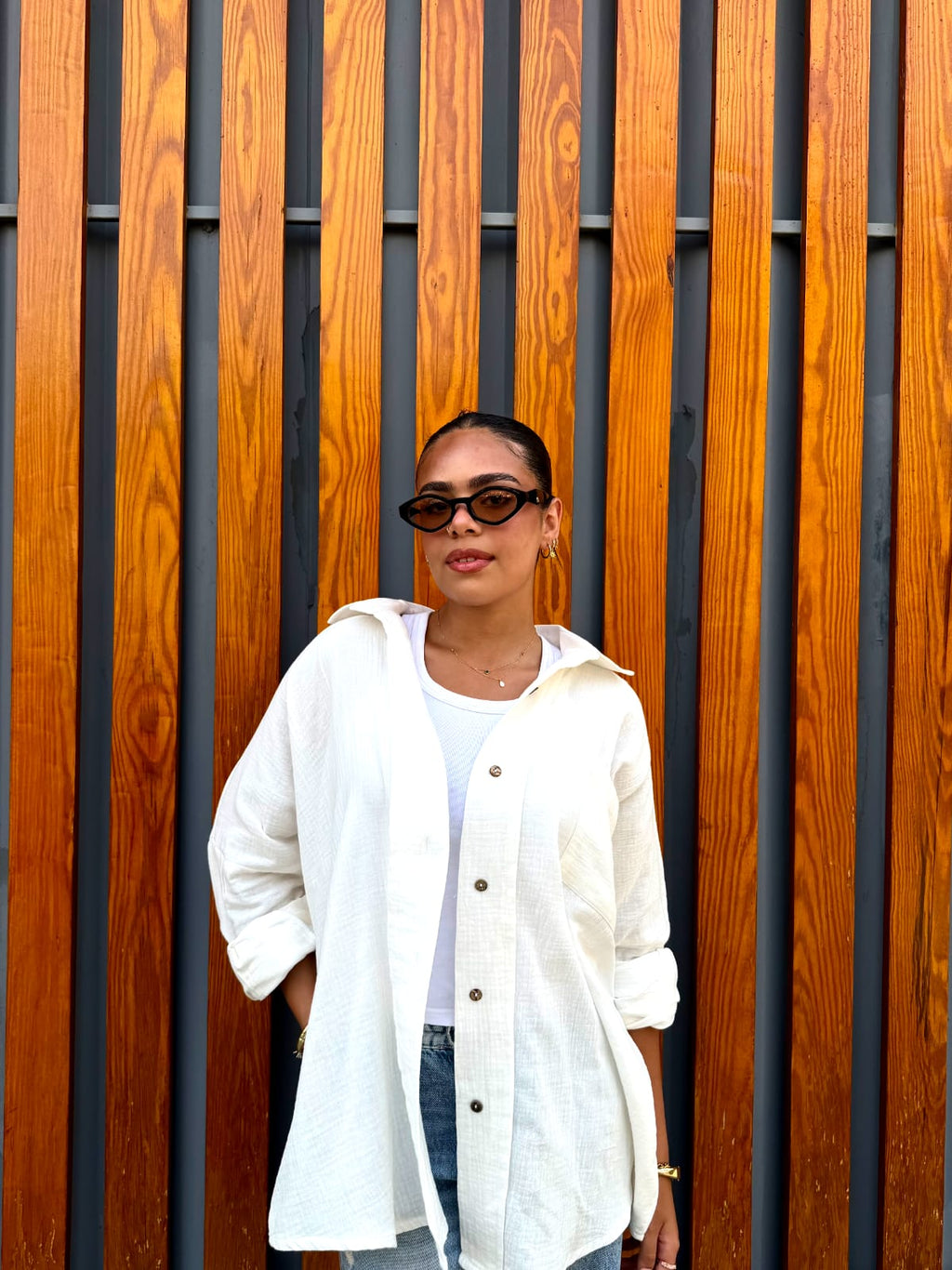 Off-White Crinkle Everyday - Shirt