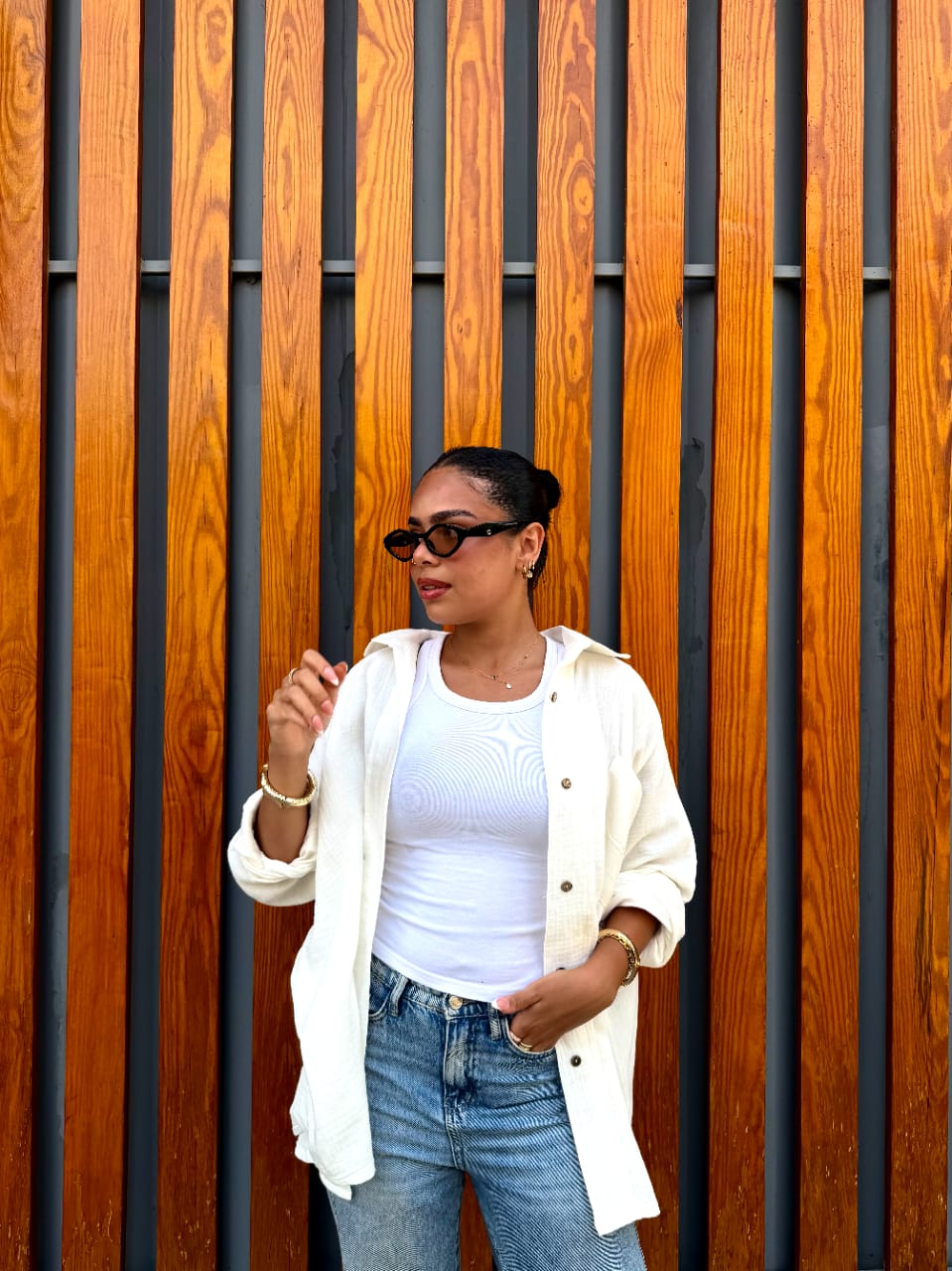 Off-White Crinkle Everyday - Shirt